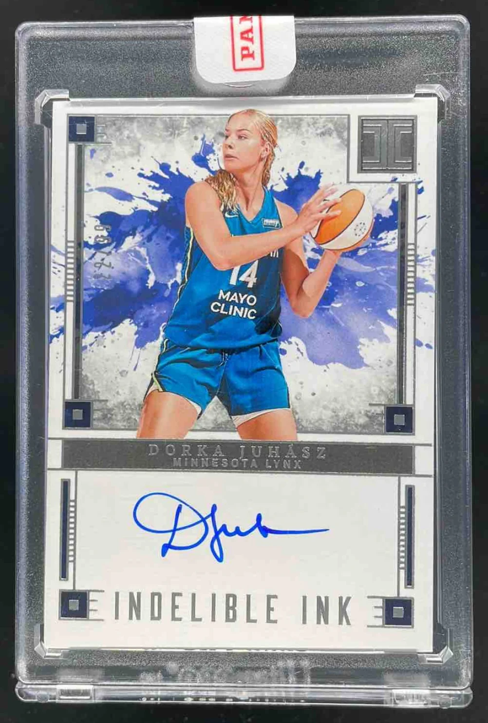 2025 Panini Impeccable WNBA Indelible Ink Signatures #4 Dorka Juhasz Auto /99