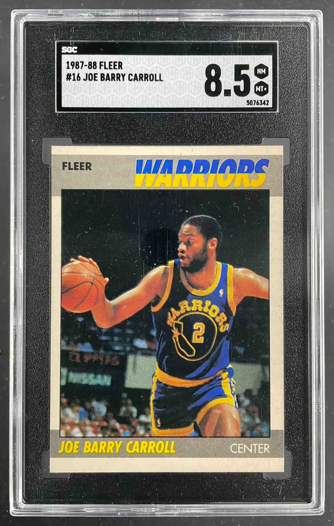 1987-88 Fleer #16 Joe Barry Carroll SGC 8.5