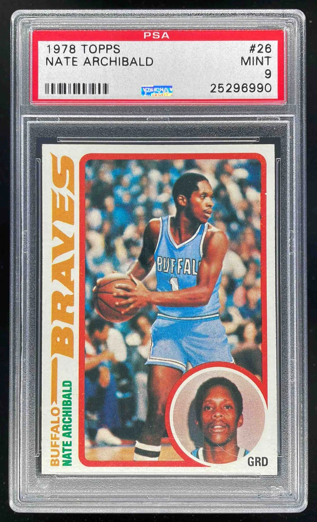 1978-79 Topps #26 Nate Archibald UER PSA 9