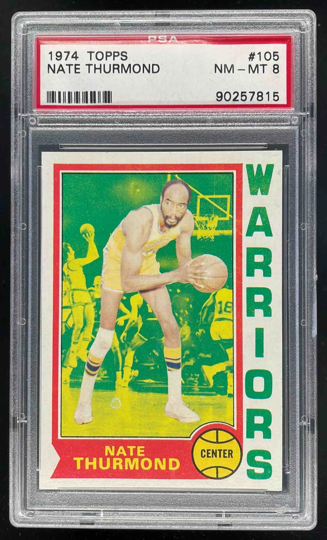 1974-75 Topps #105 Nate Thurmond PSA 8