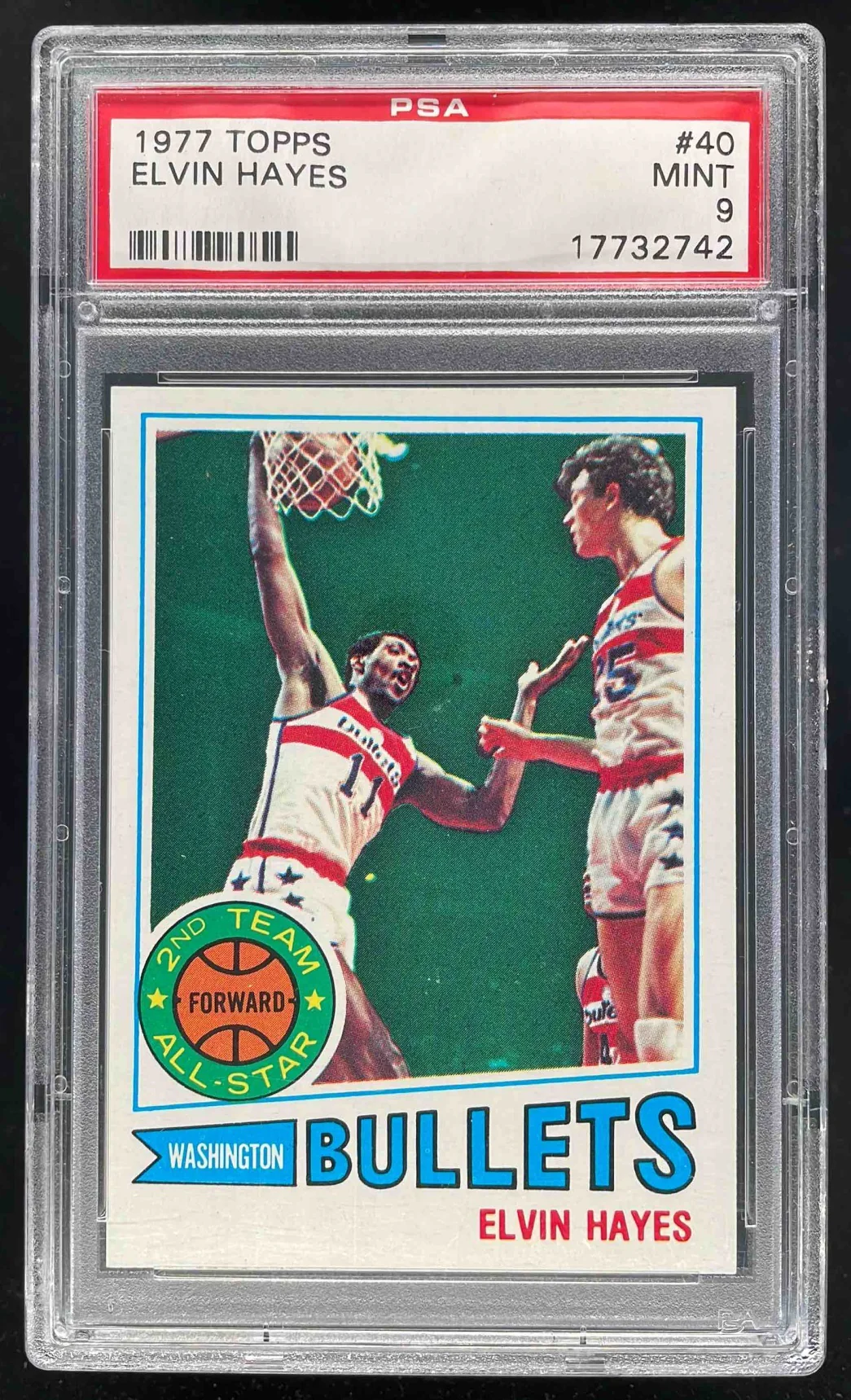 1977-78 Topps #40 Elvin Hayes PSA 9