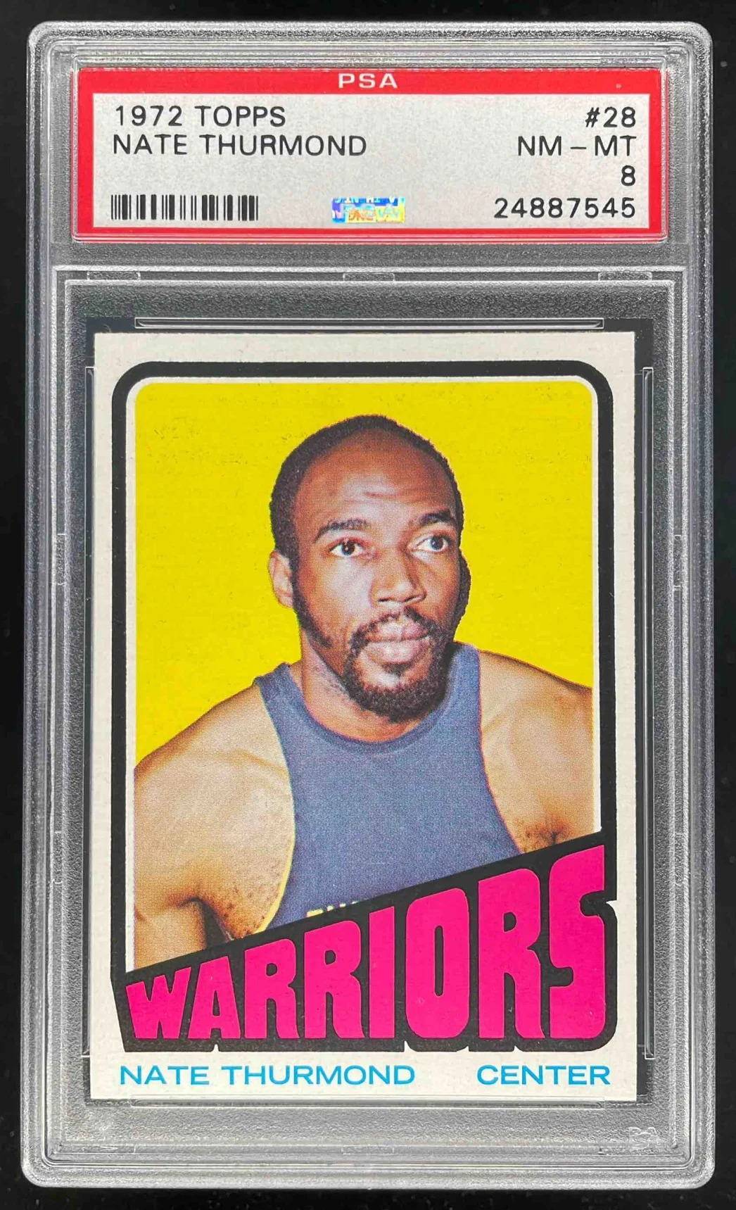 1972-73 Topps #28 Nate Thurmond PSA 8