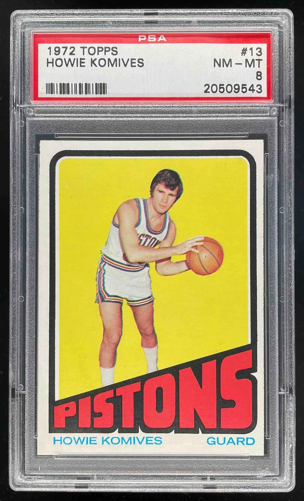 1972-73 Topps #13 Howie Komives PSA 8