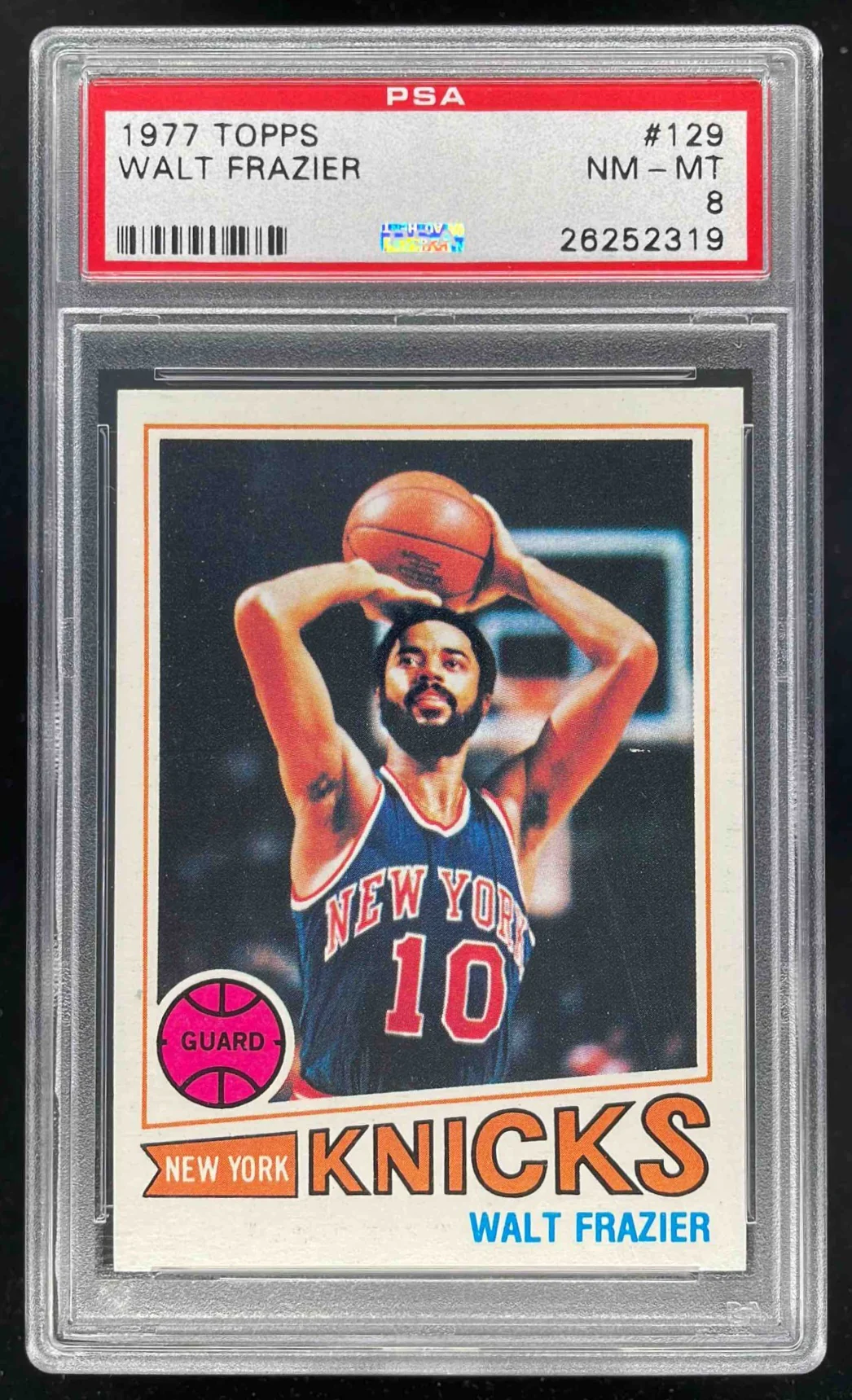 1977-78 Topps #129 Walt Frazier PSA 8