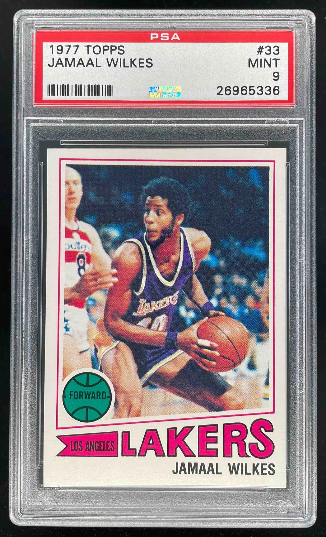 1977-78 Topps #33 Jamaal Wilkes PSA 9