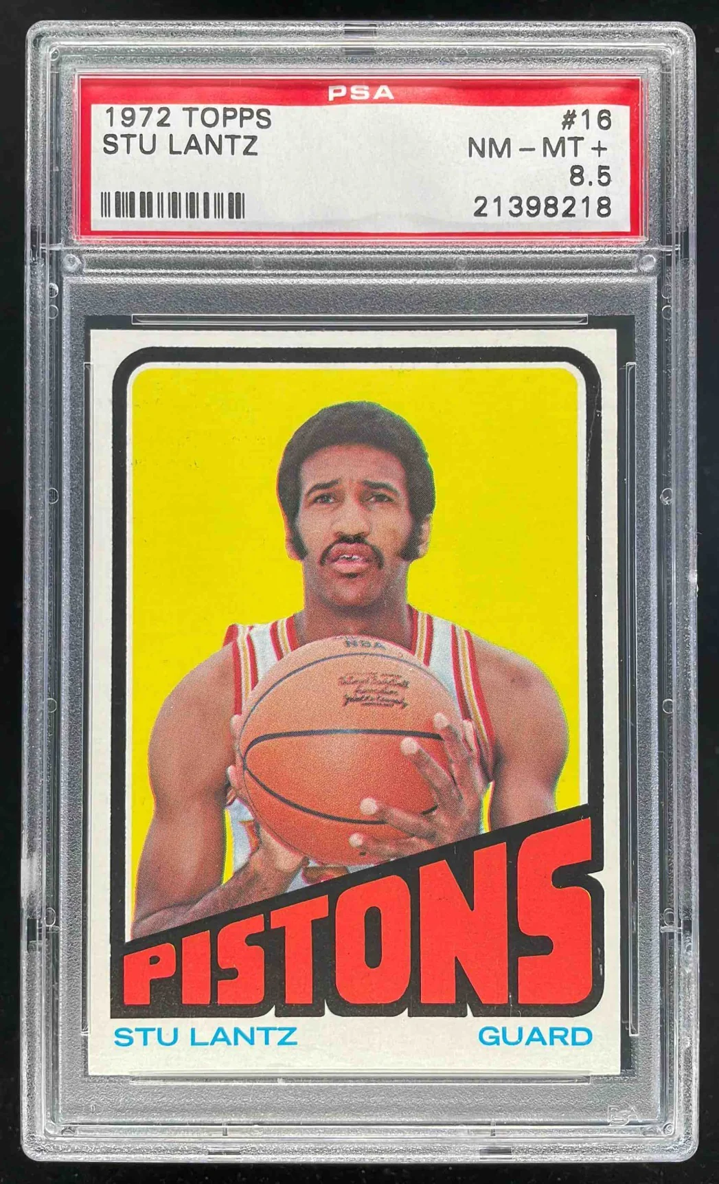 1972-73 Topps #16 Stu Lantz PSA 8.5