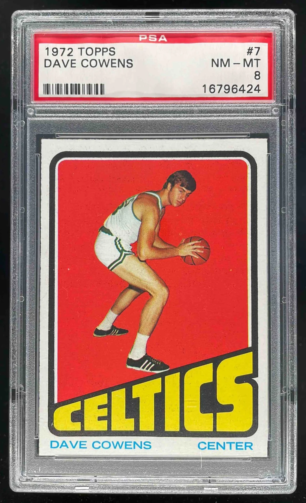 1972-73 Topps #7 Dave Cowens PSA 8