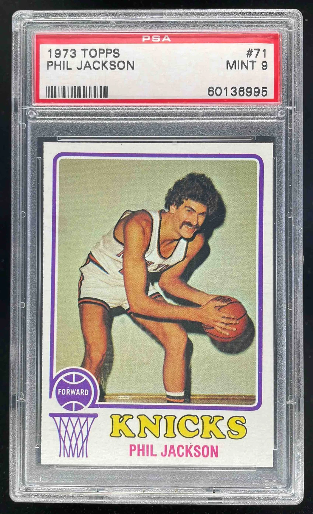 1973-74 Topps #71 Phil Jackson PSA 9