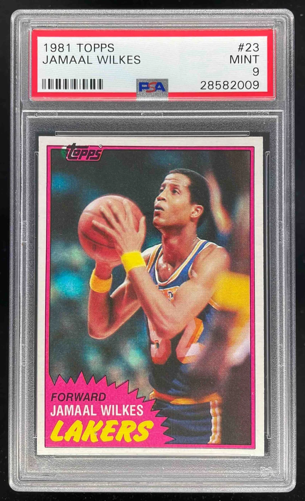 1981-82 Topps #23 Jamaal Wilkes PSA 9