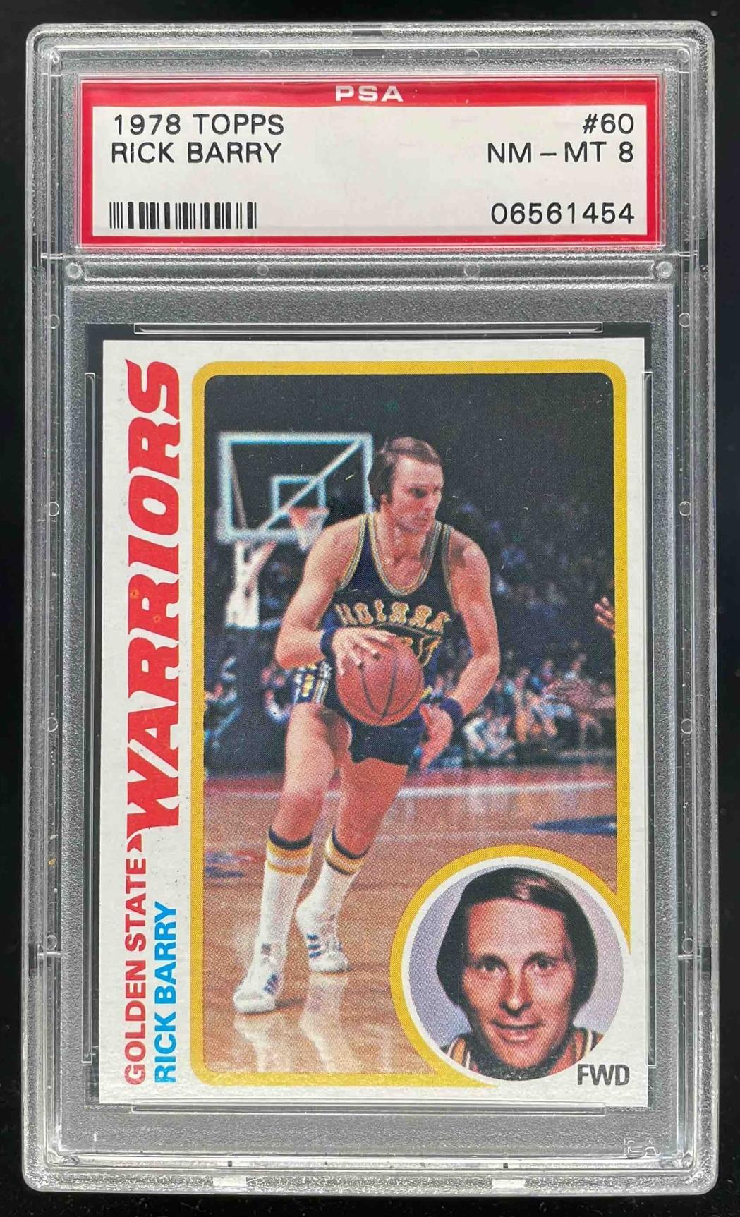 1978-79 Topps #60 Rick Barry PSA 8