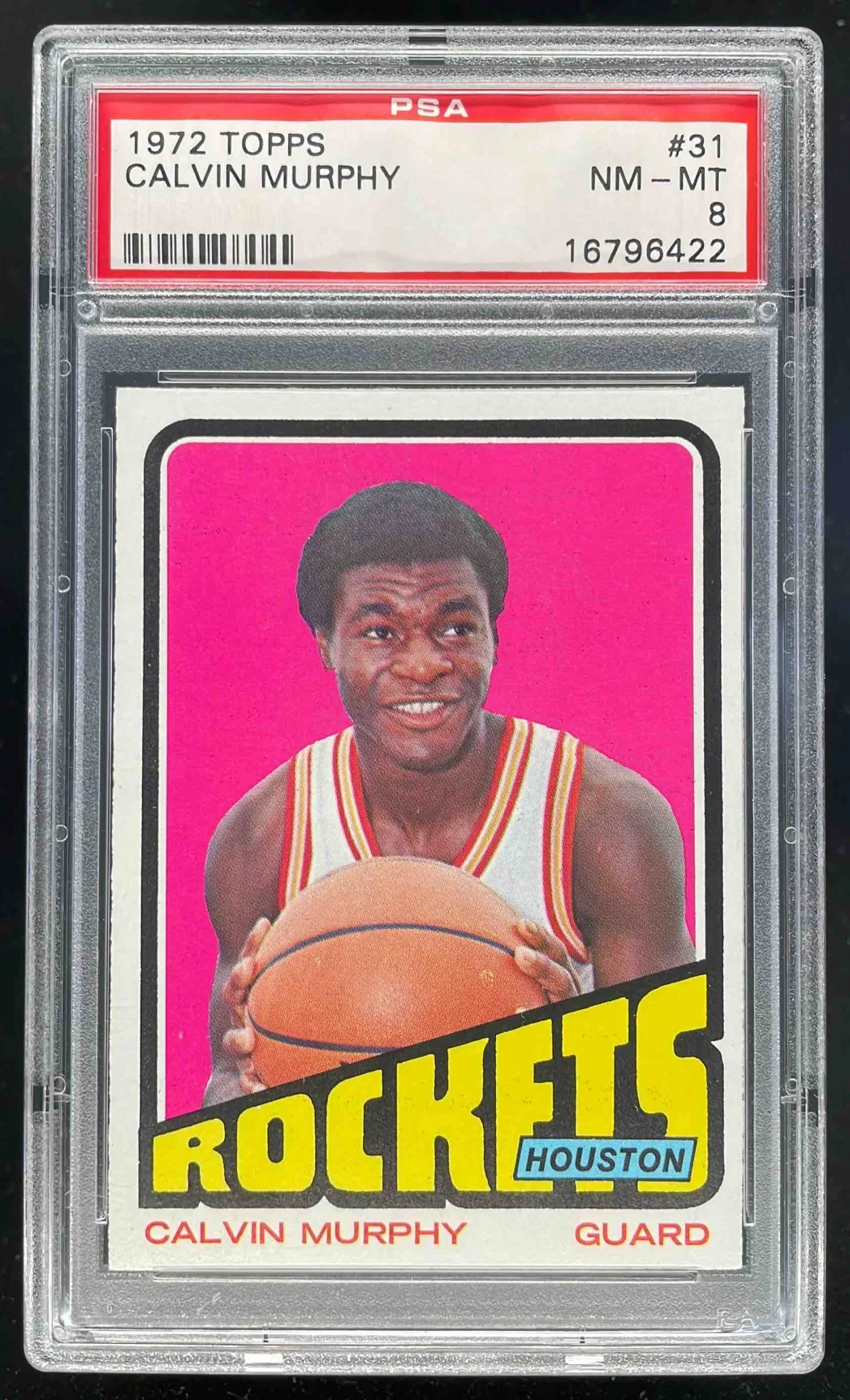 1972-73 Topps #31 Calvin Murphy PSA 8