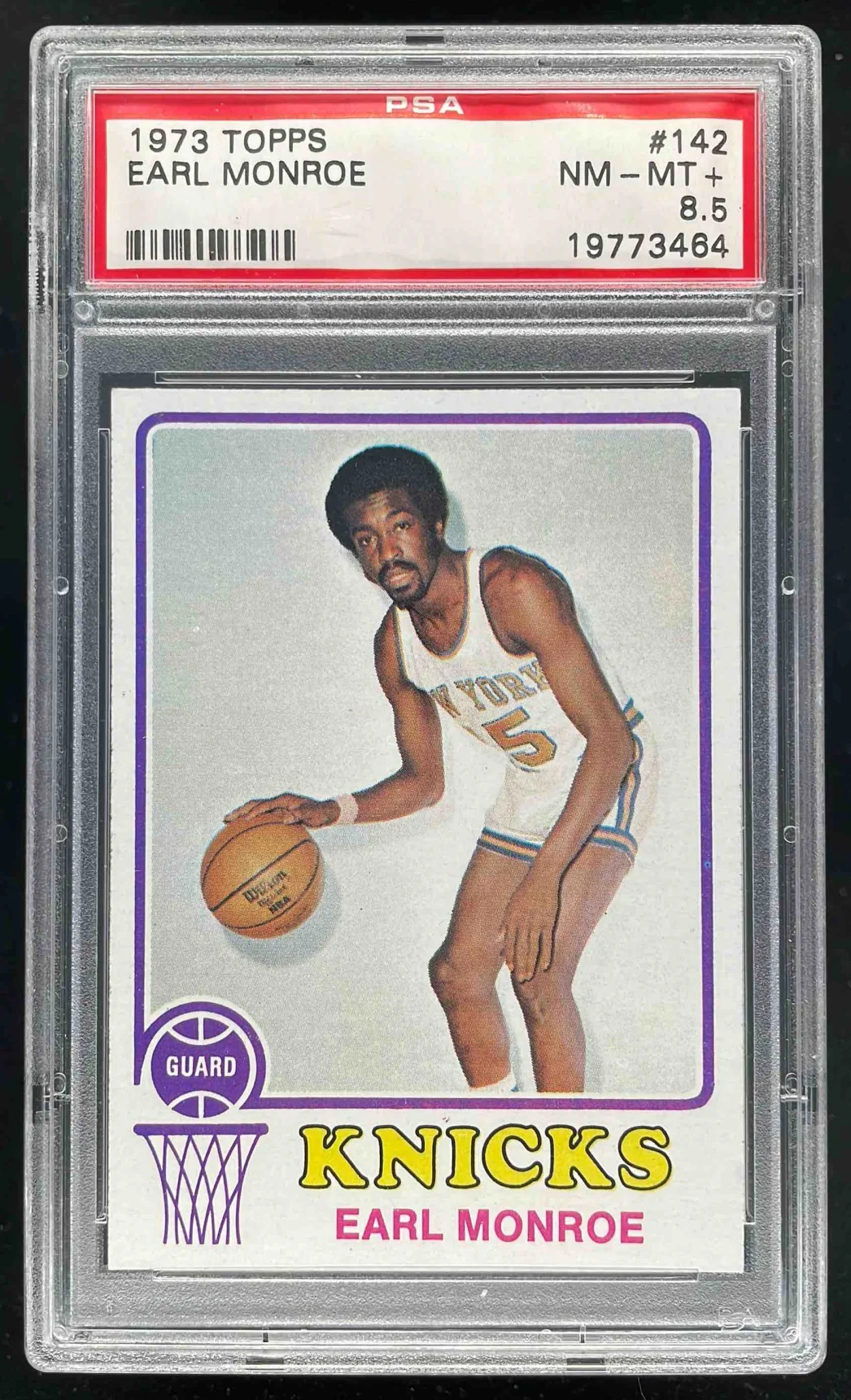 1973-74 Topps #142 Earl Monroe PSA 8.5