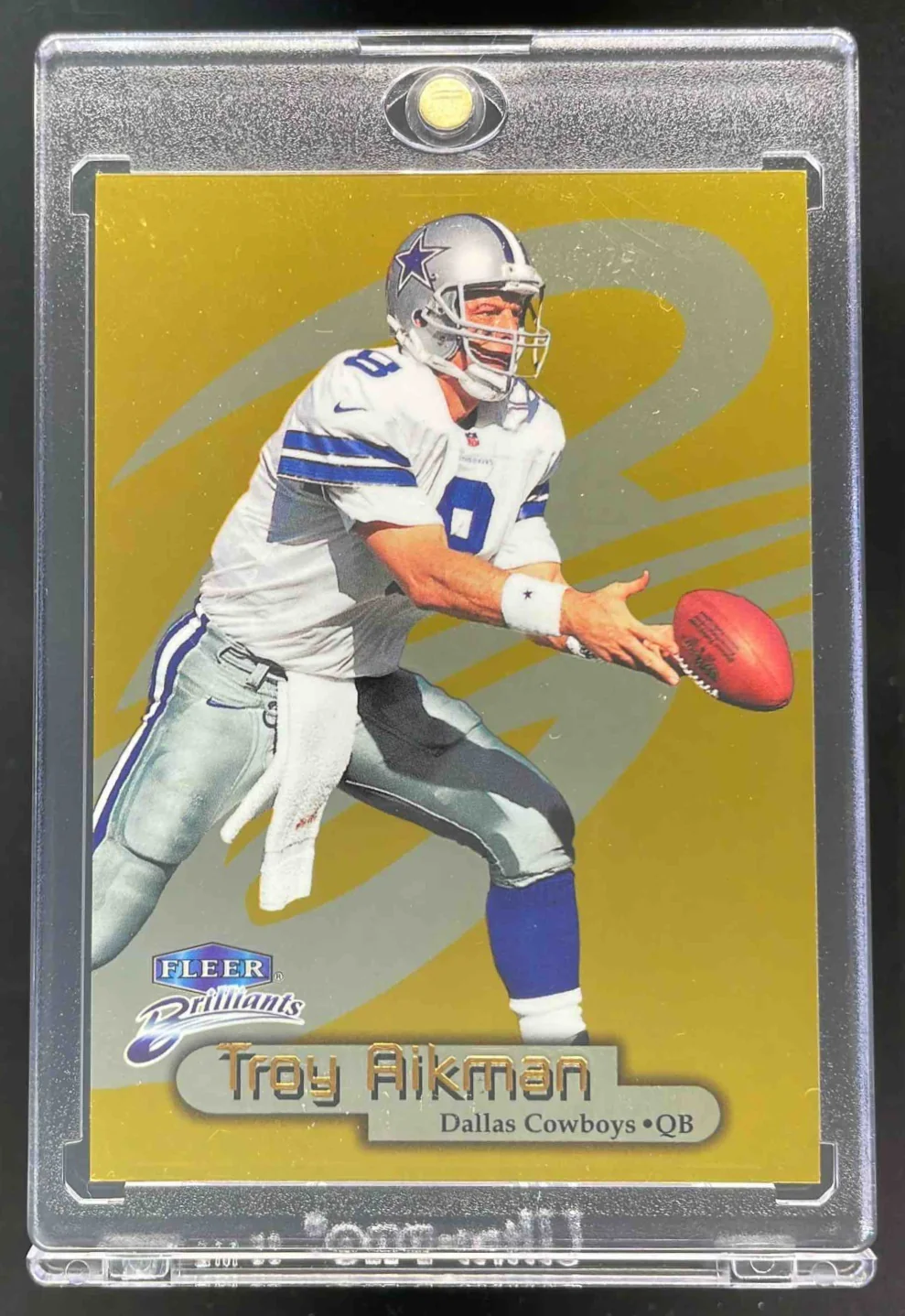 1998 Fleer Brilliants Gold #32G Troy Aikman /99