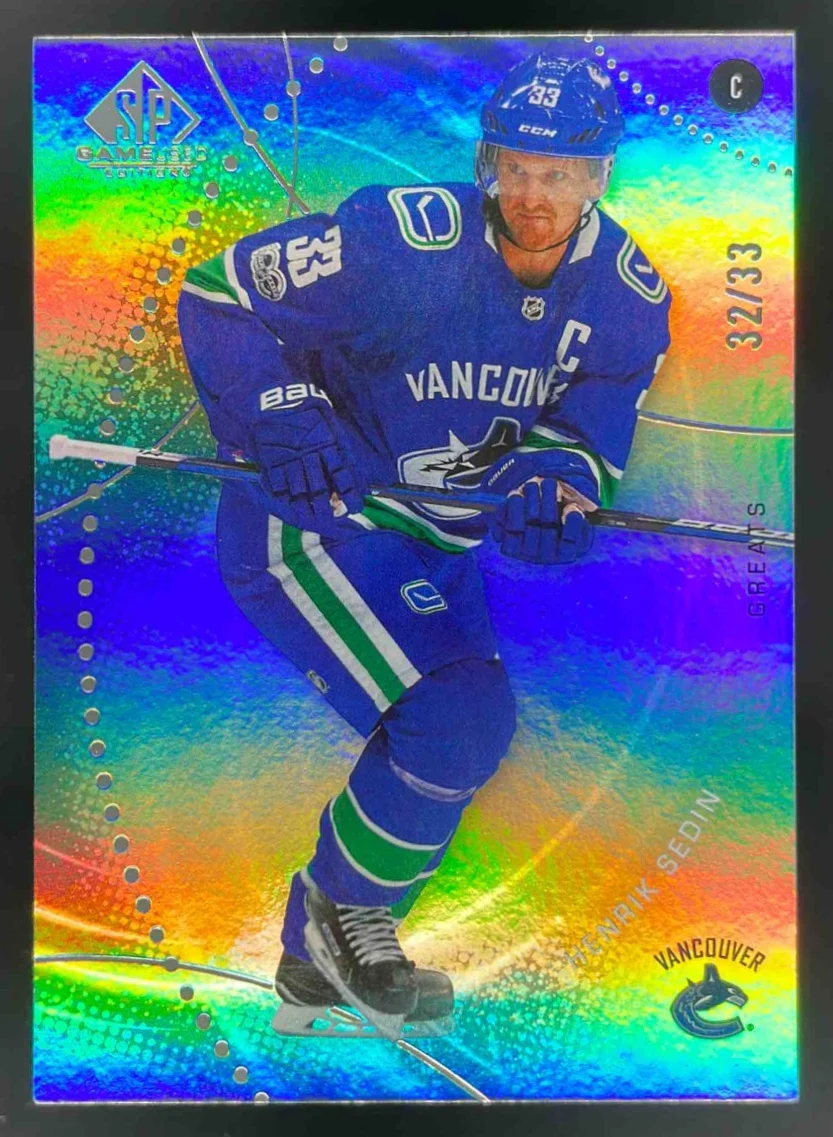 2025-26 Upper Deck SP Game Used Rainbow #200 Henrik Sedin /33