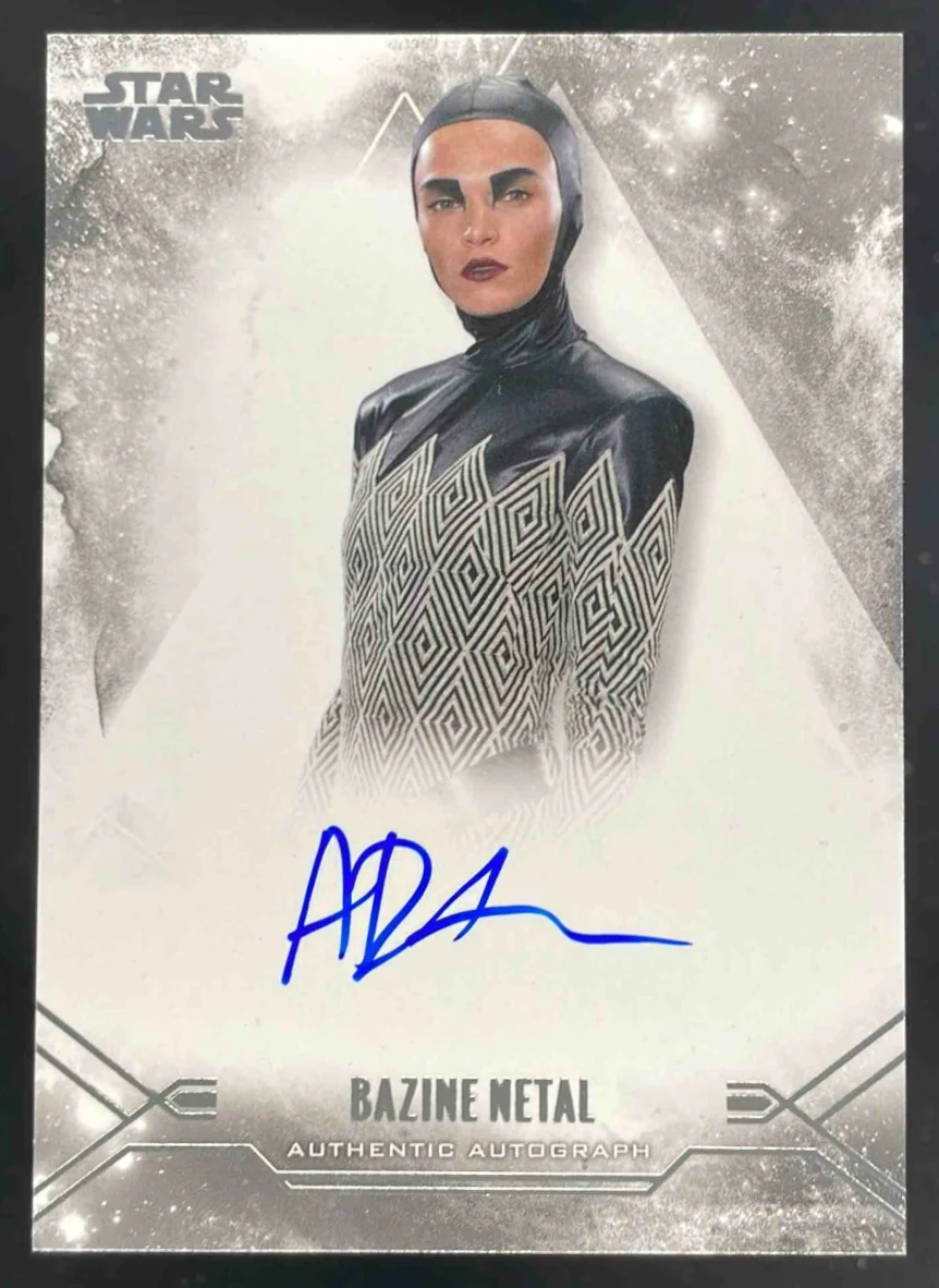 2025 Topps Star Wars Smugglers Outpost Stellar Anna Brewster Bazine Netal Auto