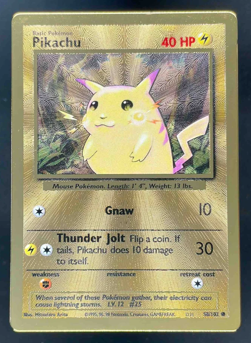 2021 Pokemon Celebrations Ultra Premium Collection #58 Pikachu Metal
