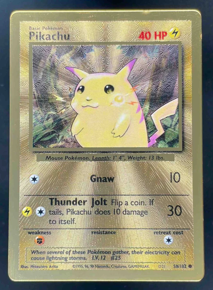 2021 Pokemon Celebrations Ultra Premium Collection #58 Pikachu Metal