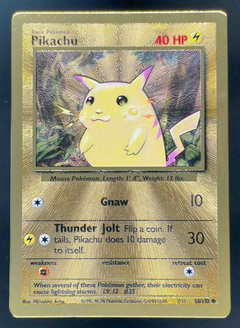 2021 Pokemon Celebrations Ultra Premium Collection #58 Pikachu Metal