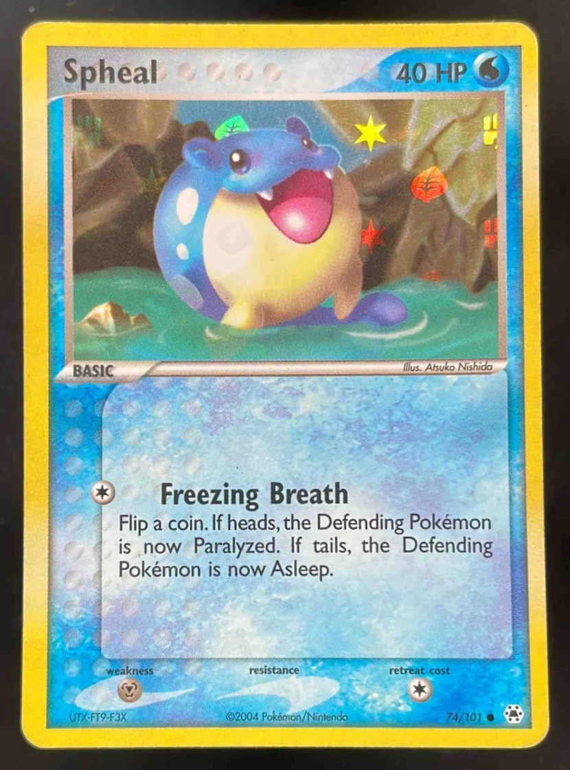 2004 Pokemon EX Hidden Legends Reverse Holo #74/101 Spheal