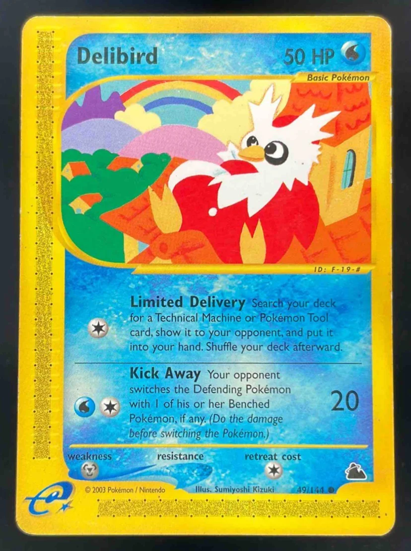 2003 Pokemon Skyridge #49/144 Delibird