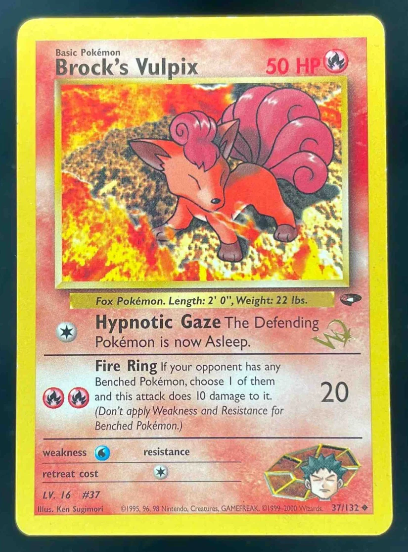 1999 Pokemon W Promos #37/132 Brock's Vulpix