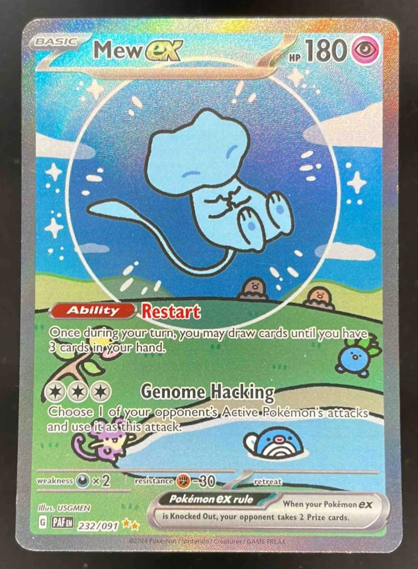 2024 Pokemon Paldean Fates #232/091 Mew ex