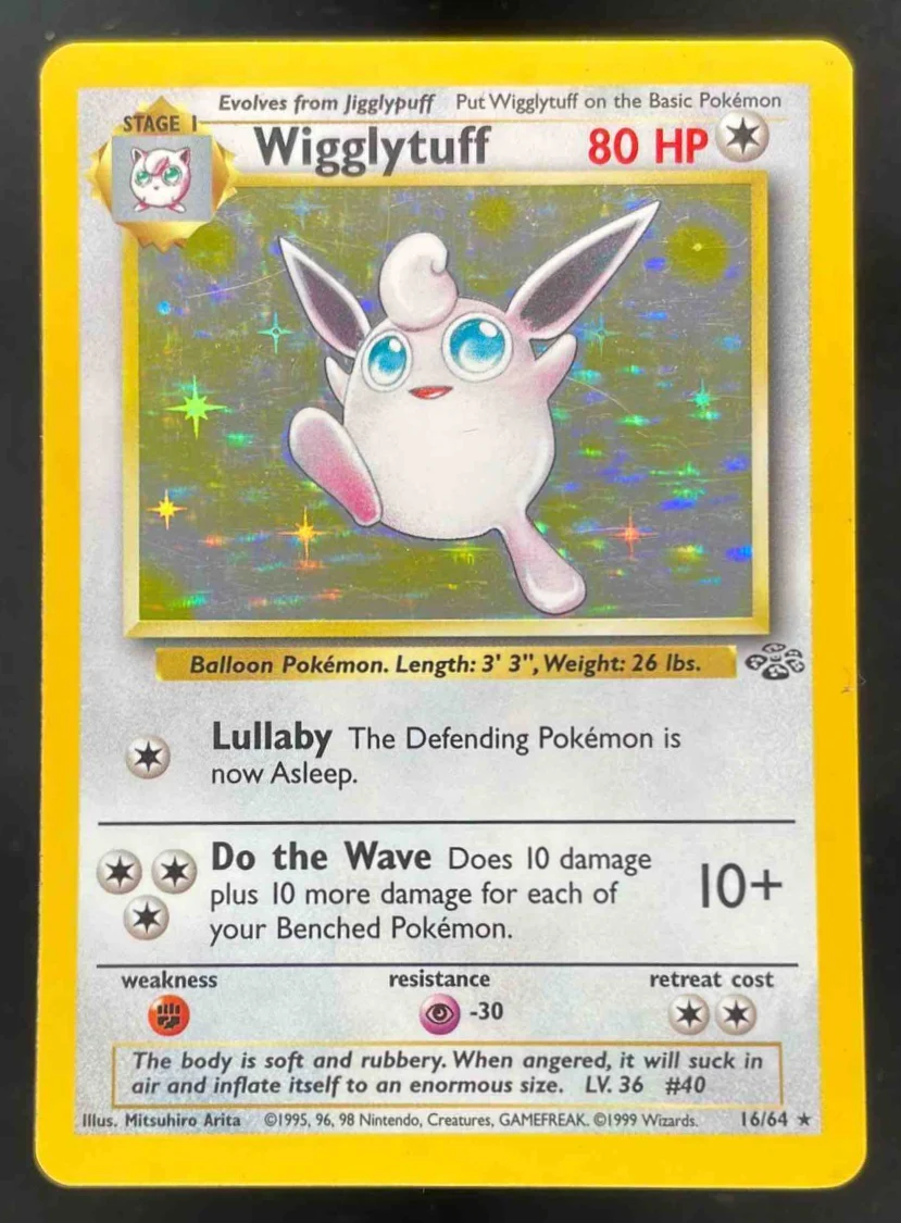 1999 Pokemon Jungle #16/64 Wigglytuff