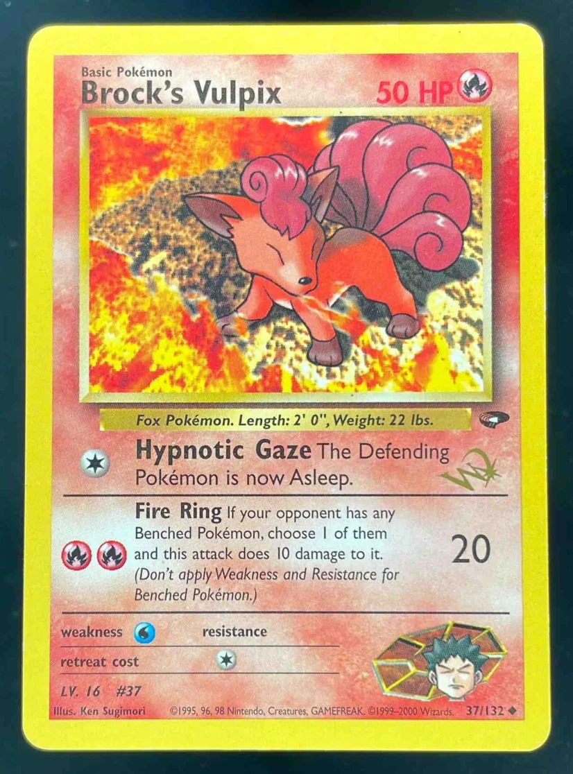 1999 Pokemon W Promos #37/132 Brock's Vulpix