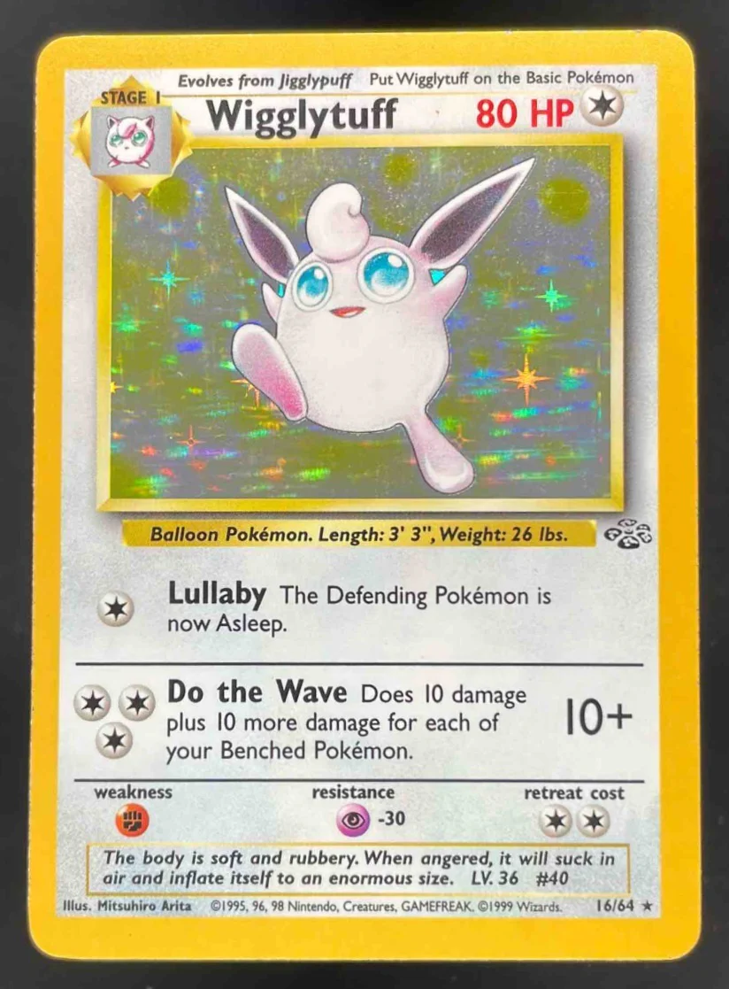 1999 Pokemon Jungle #16/64 Wigglytuff
