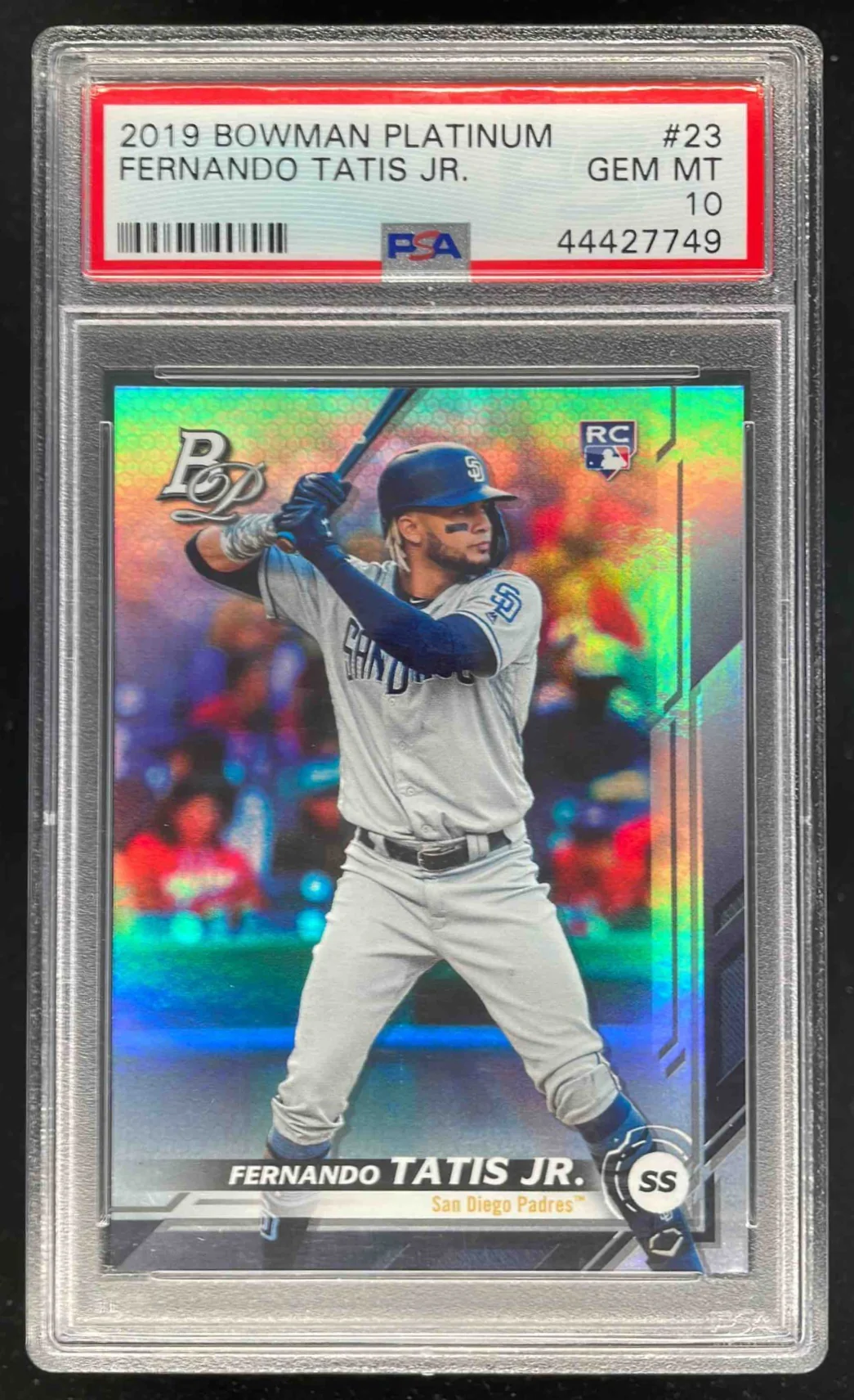 2019 Bowman Platinum #23 Fernando Tatis Jr. RC PSA 10