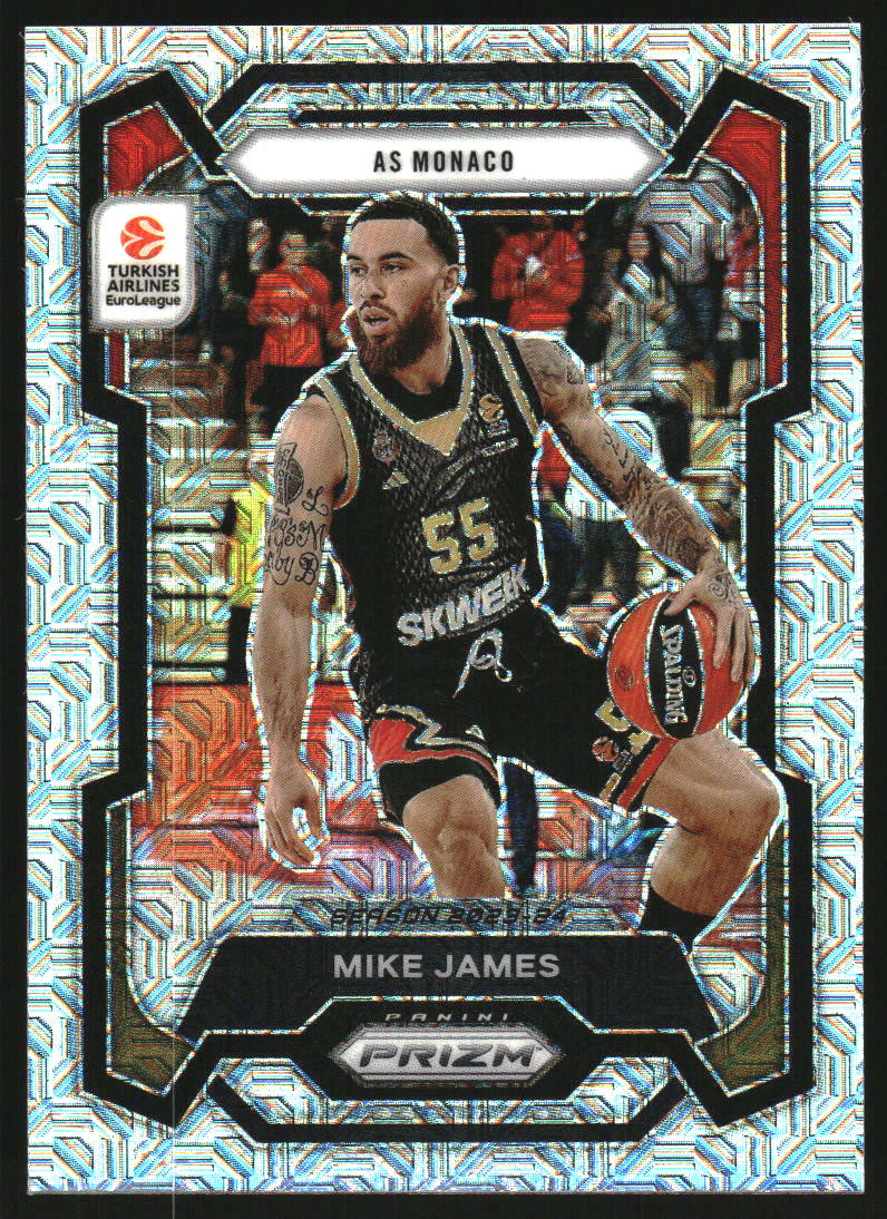 2023-24 Panini Prizm Euroleague Mojo #1 Mike James /25