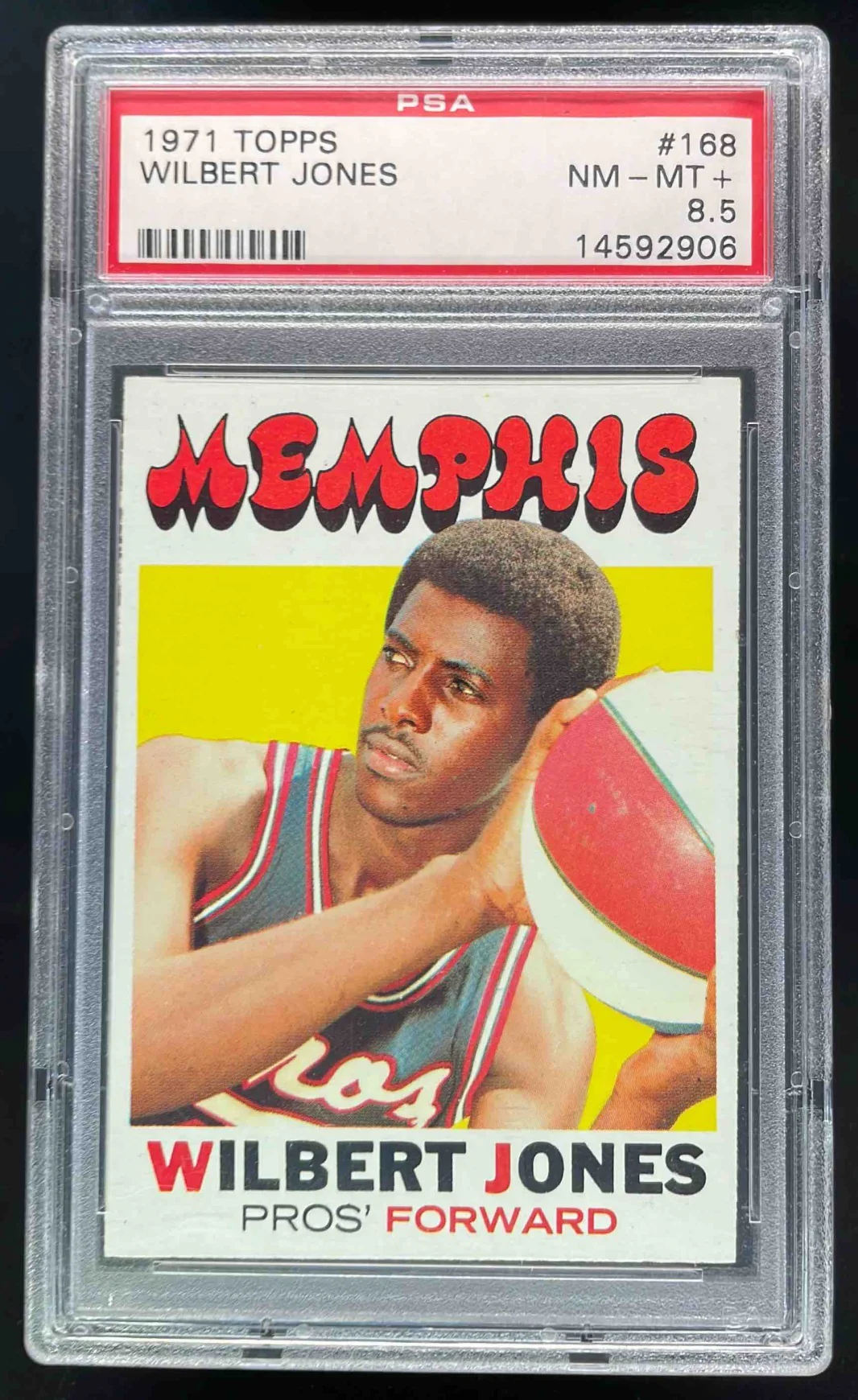 1971-72 Topps #168 Wilbert Jones RC PSA 8.5