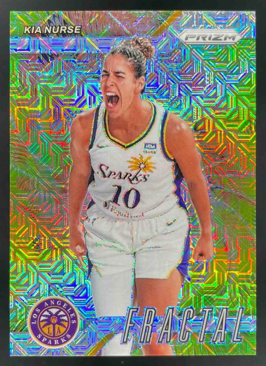 2024 Panini WNBA Prizm Fractal Mojo Prizm #10 Kia Nurse /25