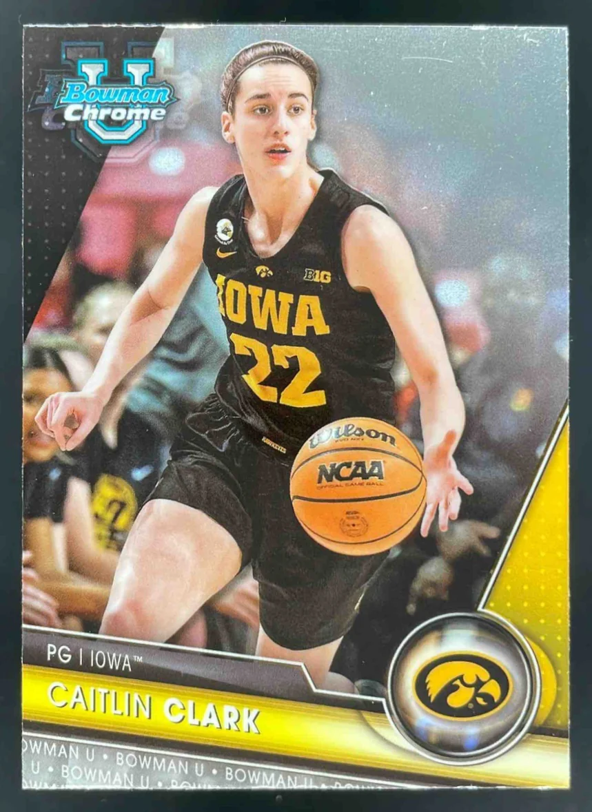 2023-24 Bowman University Chrome #34 Caitlin Clark