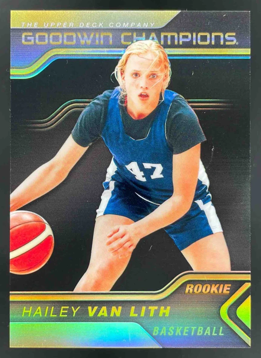 2023 Goodwin Champions Platinum Black & Gold Rainbow #P41 Hailey Van Lith /50