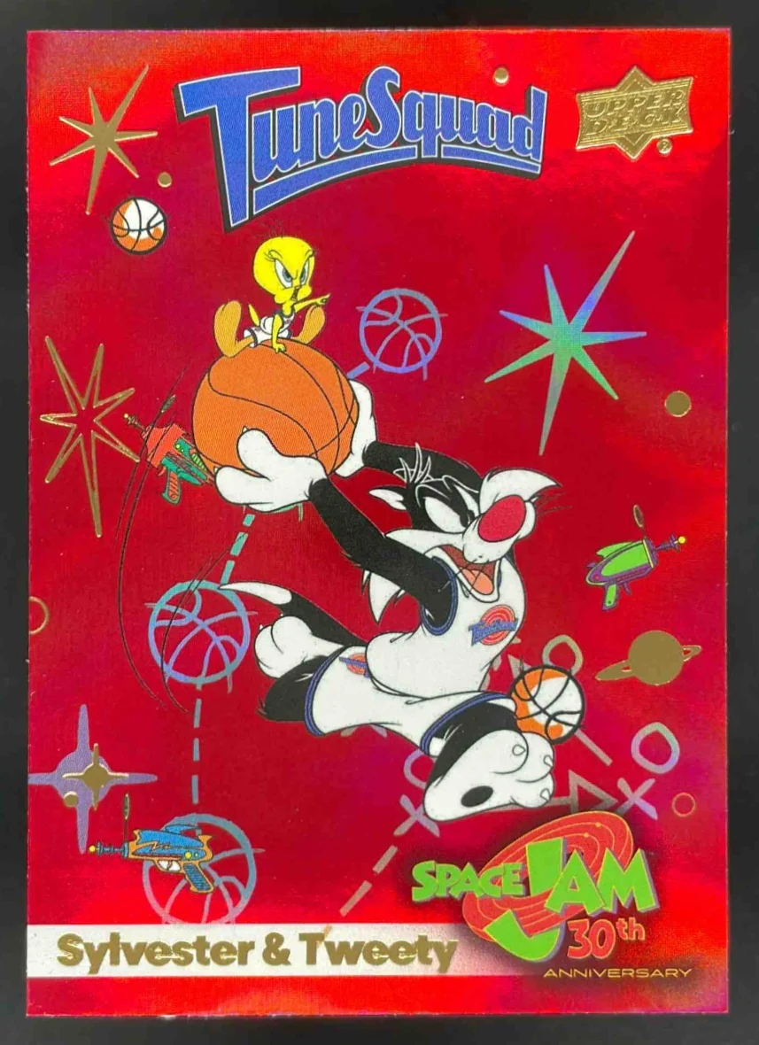 2026 Upper Deck Space Jam Fly High #7 Sylvester & Tweety /1996