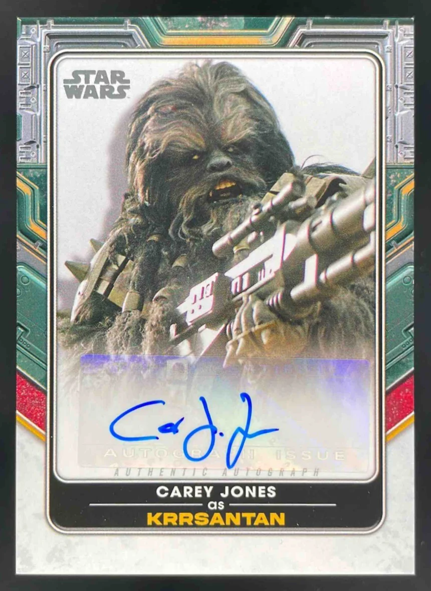 2022 Topps Star Wars: The Book of Boba Fett #A-CJ Carey Jones Krrsantan Auto