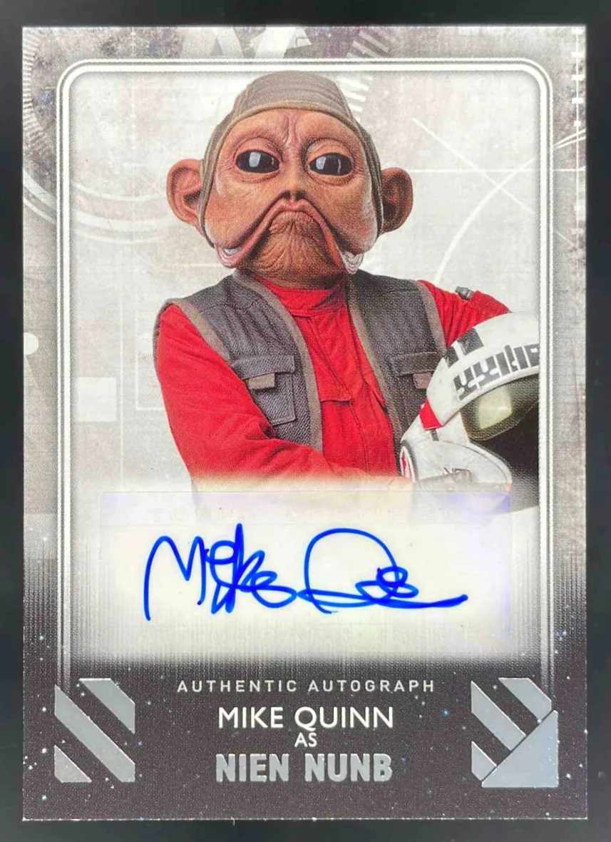 2020 Topps Star Wars: The Rise of Skywalker Series 2 #A-MQ Mike Quinn Auto