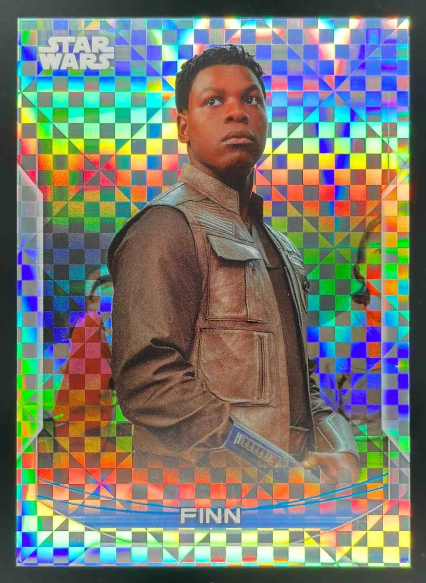2020 Topps Chrome Star Wars Resistance the First Order X Fractor #2-R Finn /99