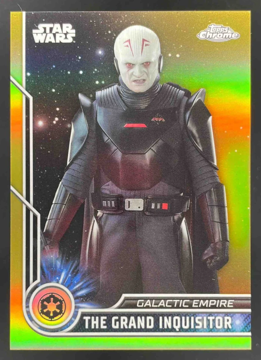 2023 Topps Chrome Star Wars Gold #8 The Grand Inquisitor /50