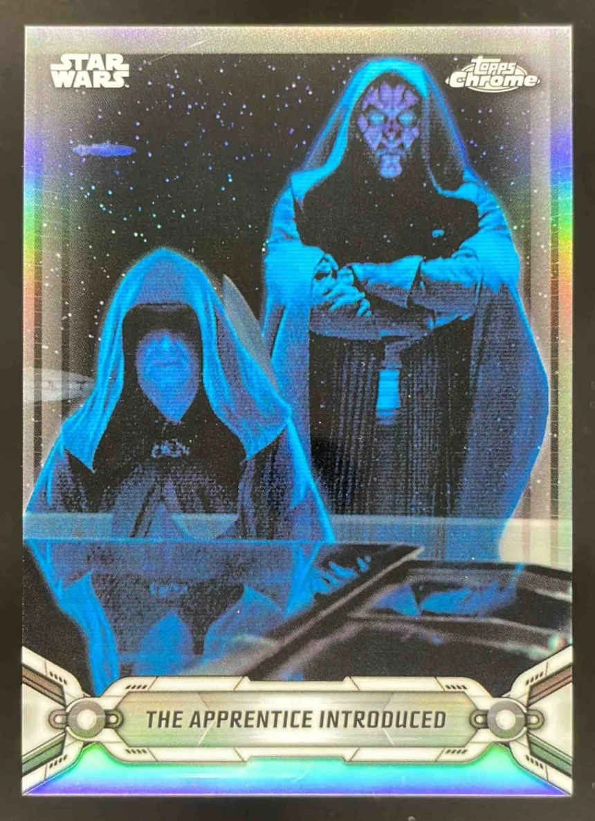 2019 Topps Chrome Star Wars Legacy Refractor #8 The Apprentice Introduced