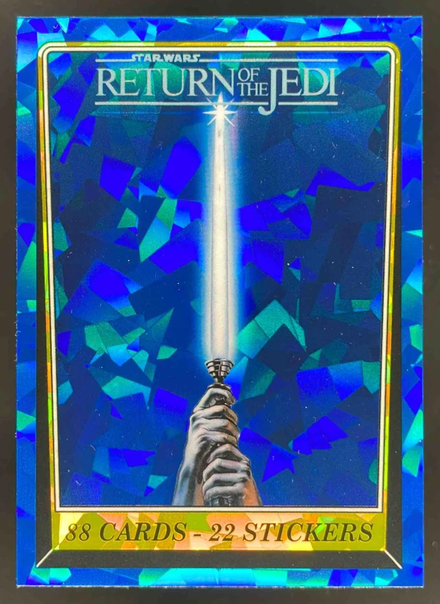 2023 Topps Chrome Sapphire Star Wars Return of the Jedi #133 Title Card Series 2