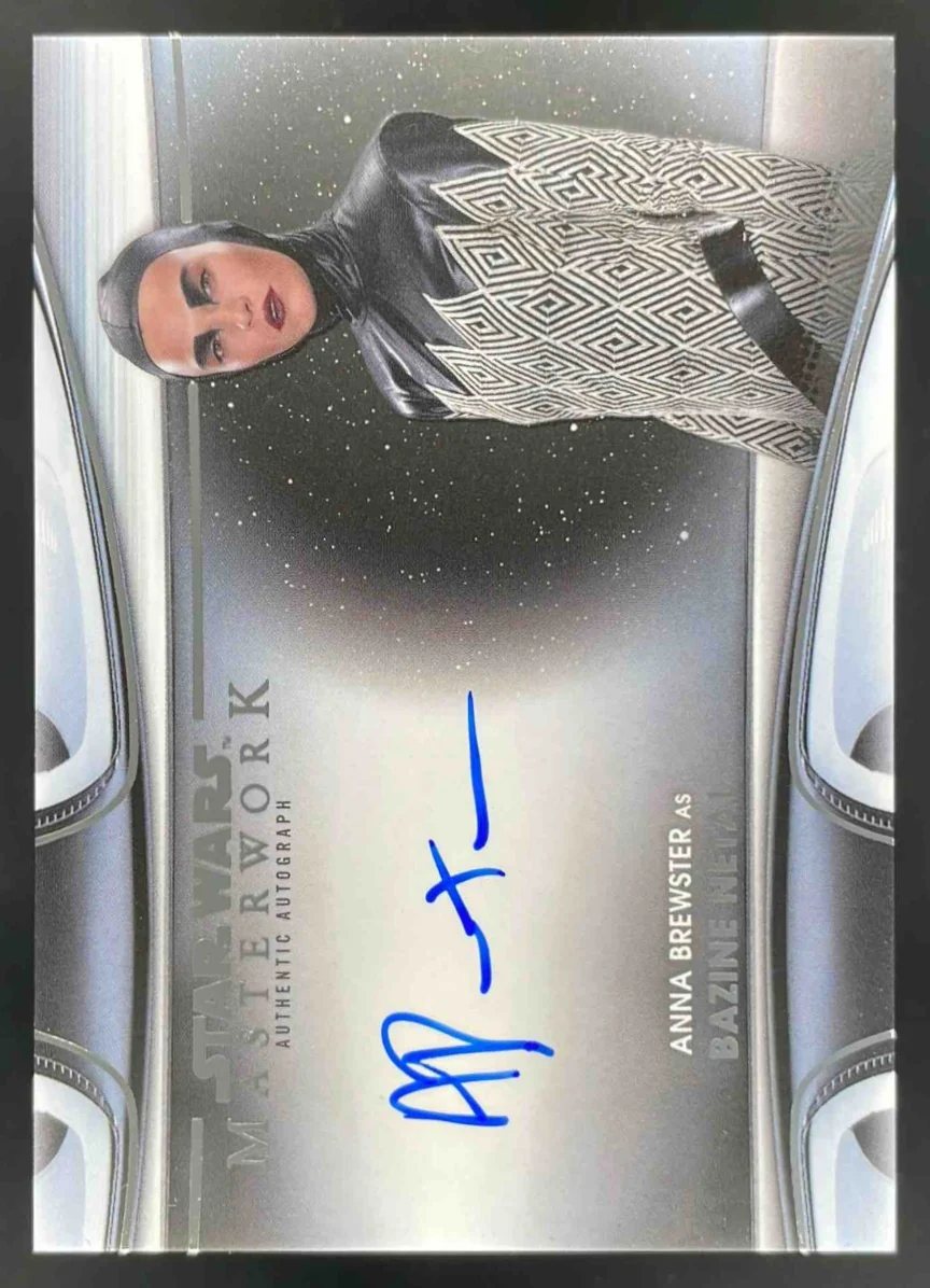 2021 Topps Star Wars Masterwork Autographs #MWA-ABR Anna Brewster Auto