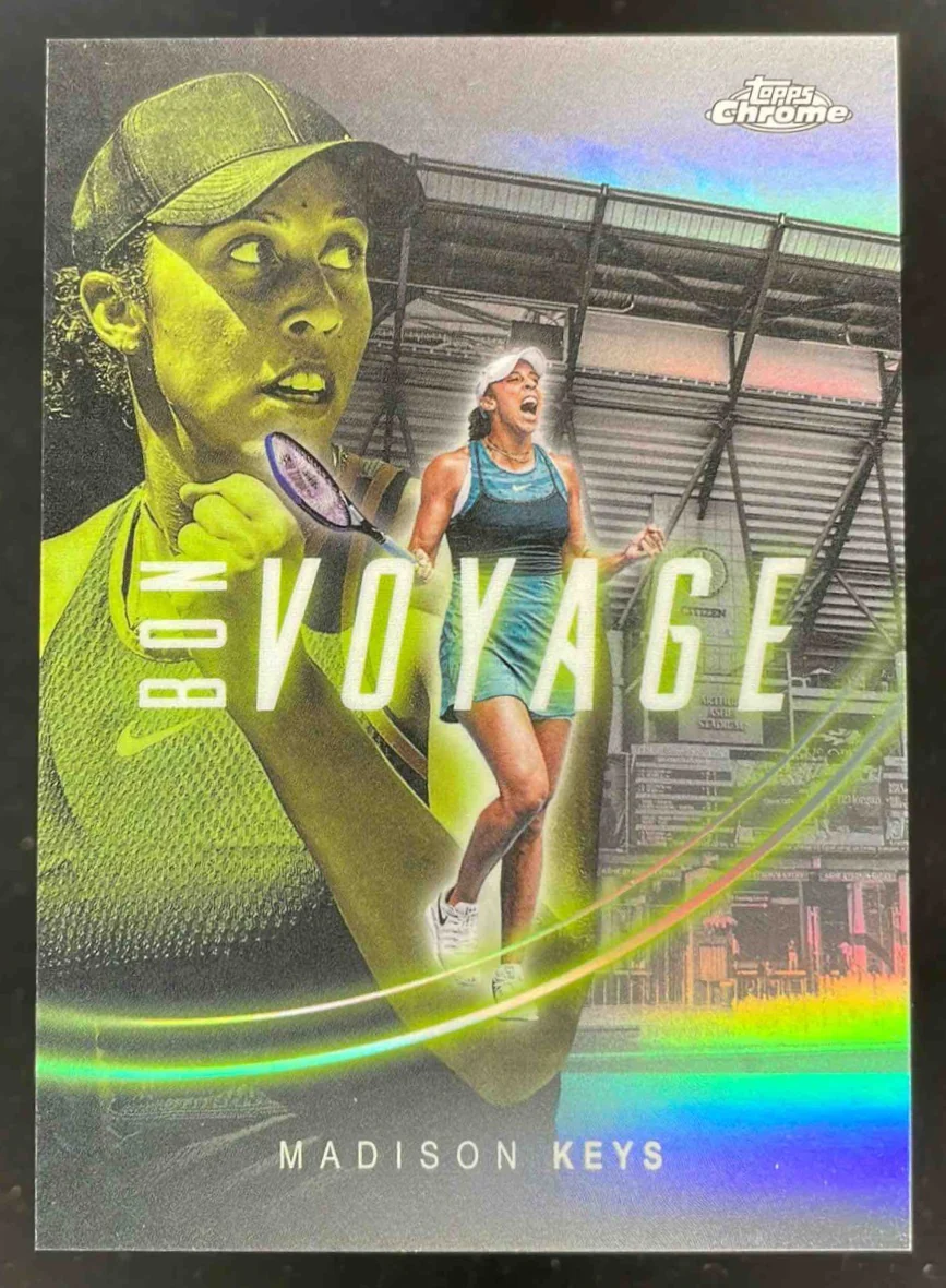2025 Topps Chrome Bon Voyage #BVE-15 Madison Keys