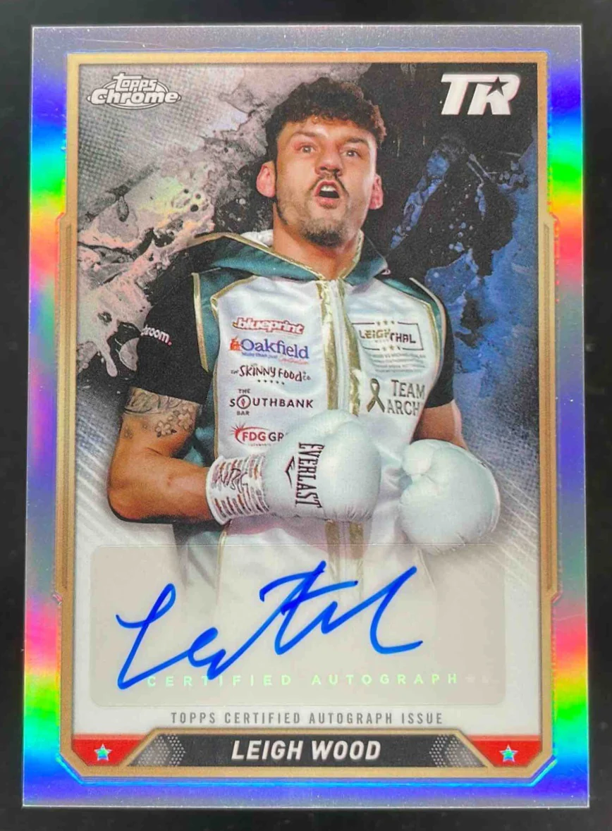 2024 Topps Chrome Chrome Autograph #CBA-LWD Leigh Wood Auto