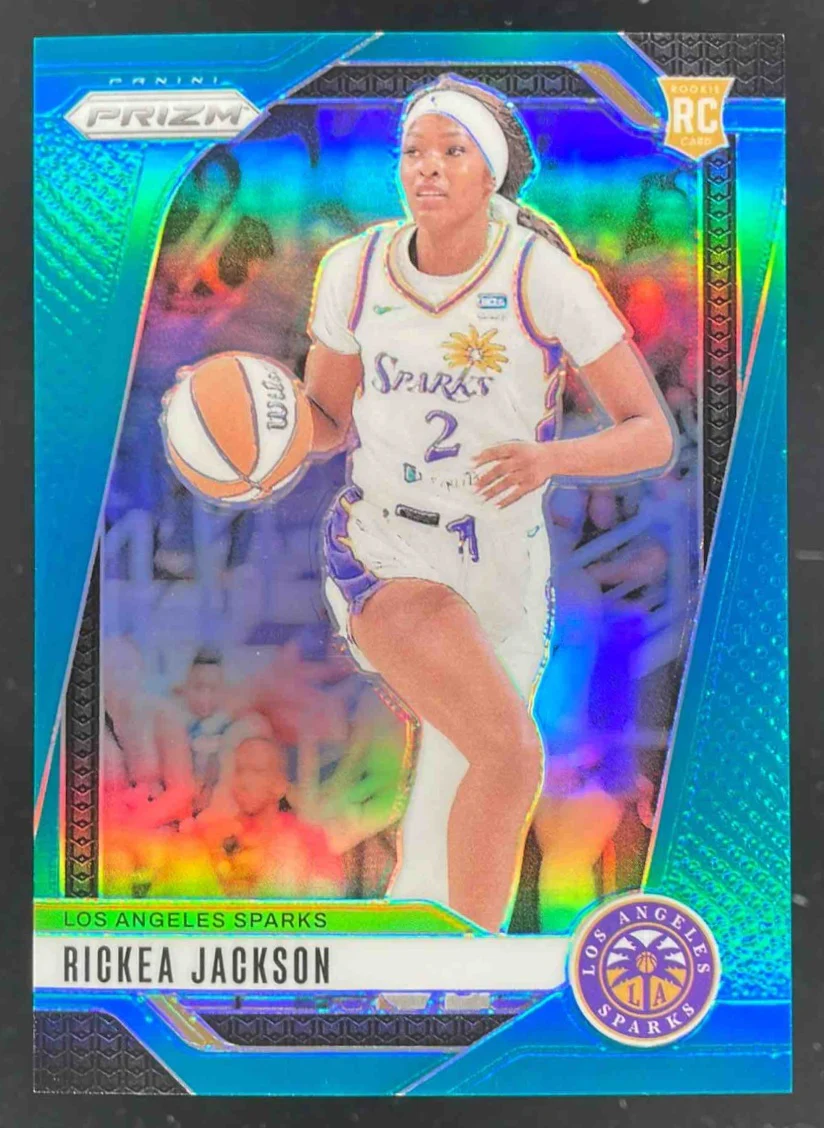 2024 Panini WNBA Prizm Teal Prizm #60 Rickea Jackson RC /49