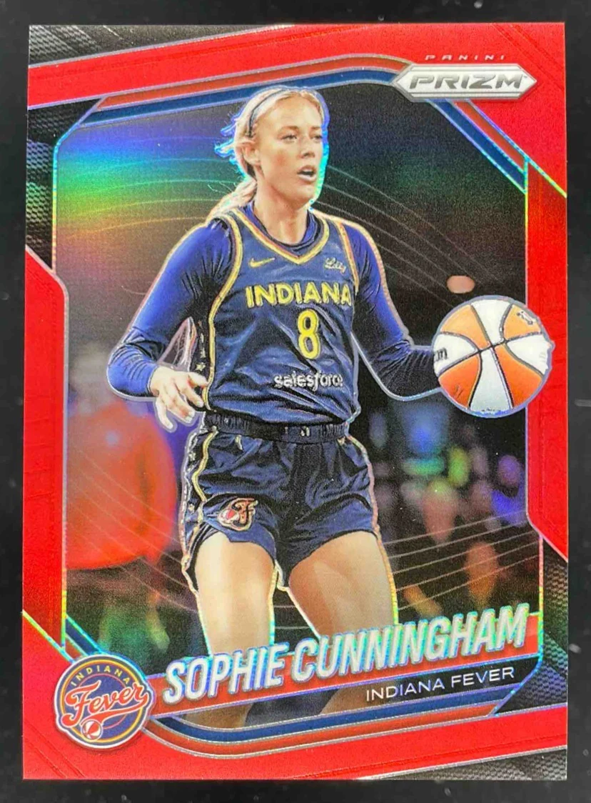 2025 Panini WNBA Prizm Red Prizm #63 Sophie Cunningham /299