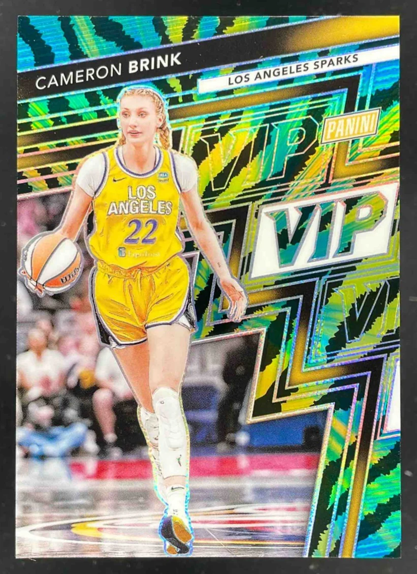 2025 Panini NSCC VIP Gold Packs Gold VIP Tiger Stripes #9 Cameron Brink