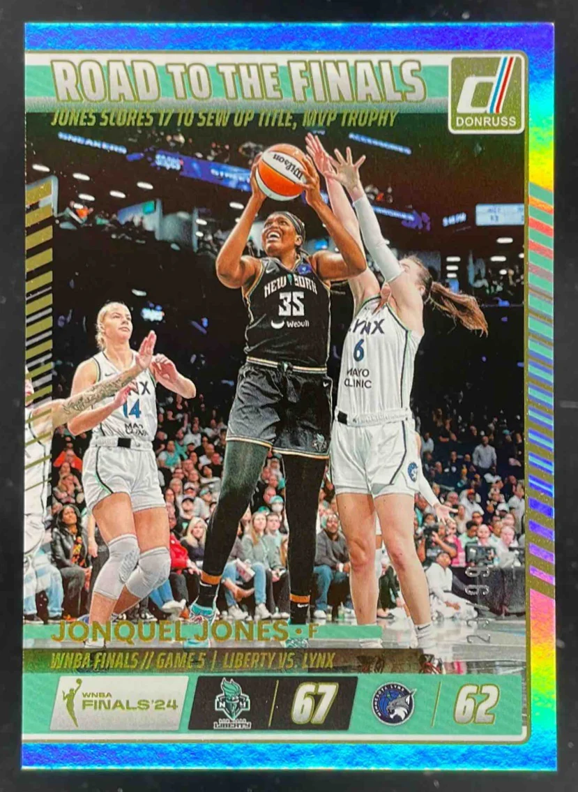 2025 Donruss WNBA Road To The Finals WNBA Championship #5 Jonquel Jones /99