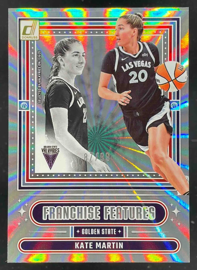 2025 Panini Donruss WNBA Franchise Features Holo Laser #15 Kate Martin /99